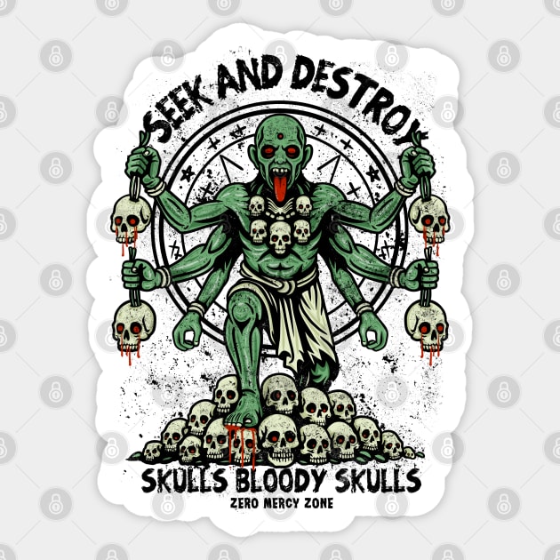 SEEK AND DESTROY Sticker by artslaves